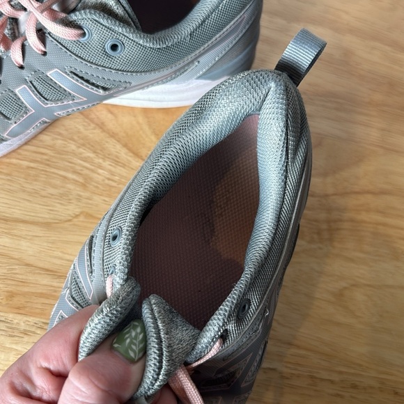 Asics Gel-Torrence Women's Running Shoes Stone Grey-Frosted Rose Size 8.5 - Picture 15 of 16
